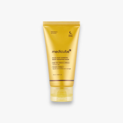 Medicube Kojic Acid Turmeric Night Wrapping Mask 75ml at Embé Skin Korean and Japanese Beauty Skincare