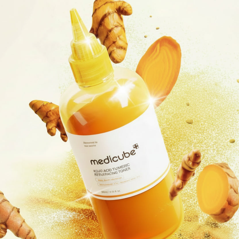 Medicube Kojic Acid Turmeric Toner 250ml at Embé Skin Korean and Japanese Beauty Skincare