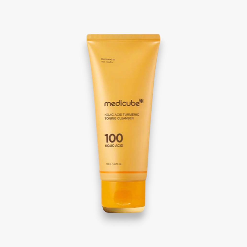 Medicube Kojic Acid Turmeric Toning Cleanser 120g at Embé Skin Korean and Japanese Beauty Skincare