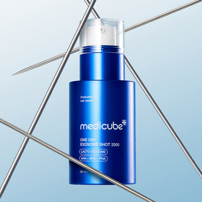 Medicube One Day Exosome Shot Pore Ampoule 2000 30ml at Embé Skin Korean and Japanese Beauty Skincare