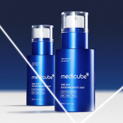 Medicube One Day Exosome Shot Pore Ampoule 2000 30ml at Embé Skin Korean and Japanese Beauty Skincare