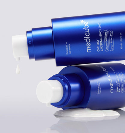 Medicube One Day Exosome Shot Pore Ampoule 2000 30ml at Embé Skin Korean and Japanese Beauty Skincare