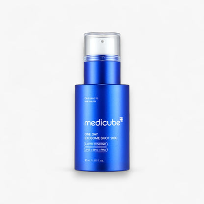 Medicube One Day Exosome Shot Pore Ampoule 2000 30ml at Embé Skin Korean and Japanese Beauty Skincare