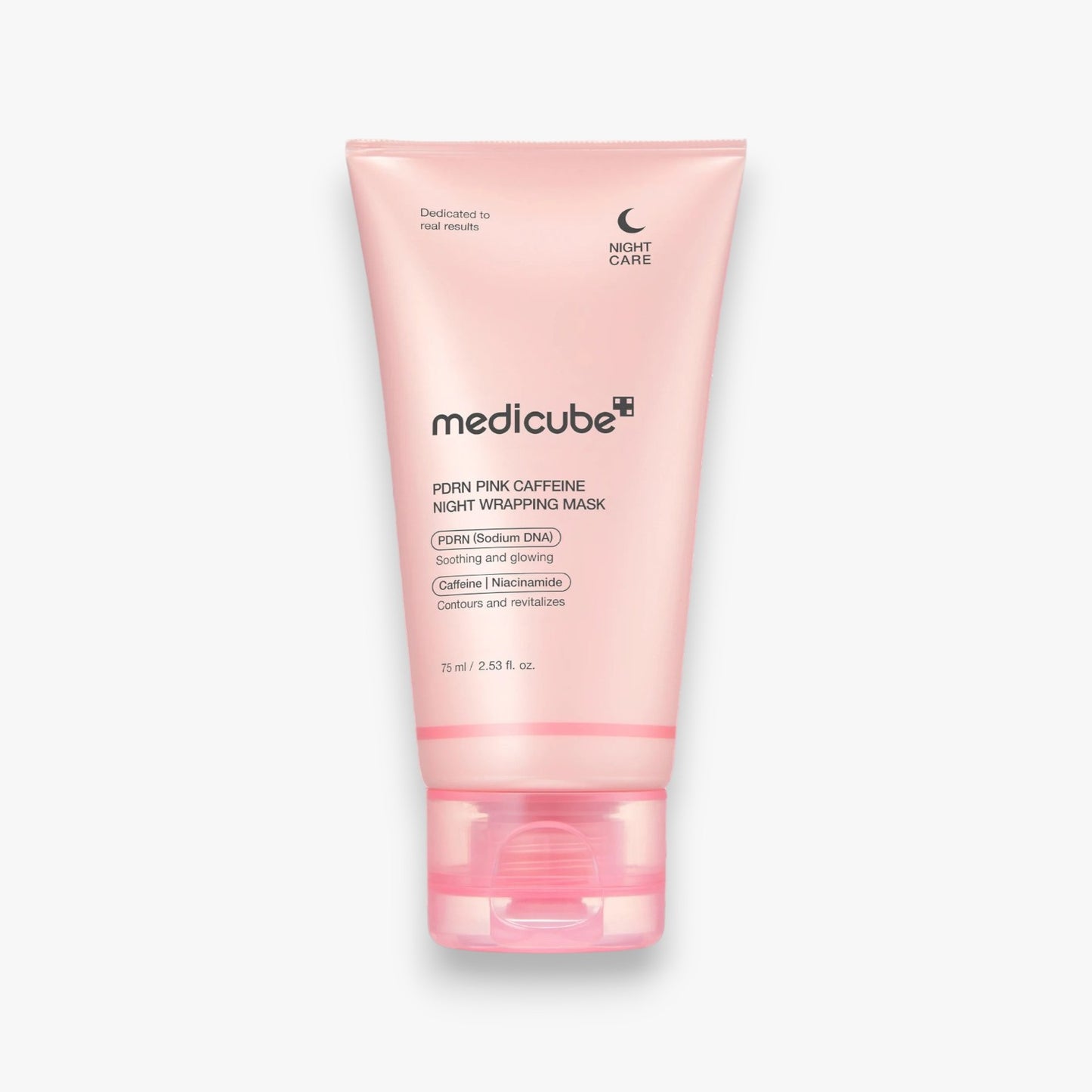 Medicube PDRN Pink Caffeine Night Wrapping Mask 75ml at Embé Skin Korean and Japanese Beauty Skincare