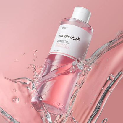 Medicube PDRN Pink Cica Soothing Toner 250ml at Embé Skin Korean and Japanese Beauty Skincare