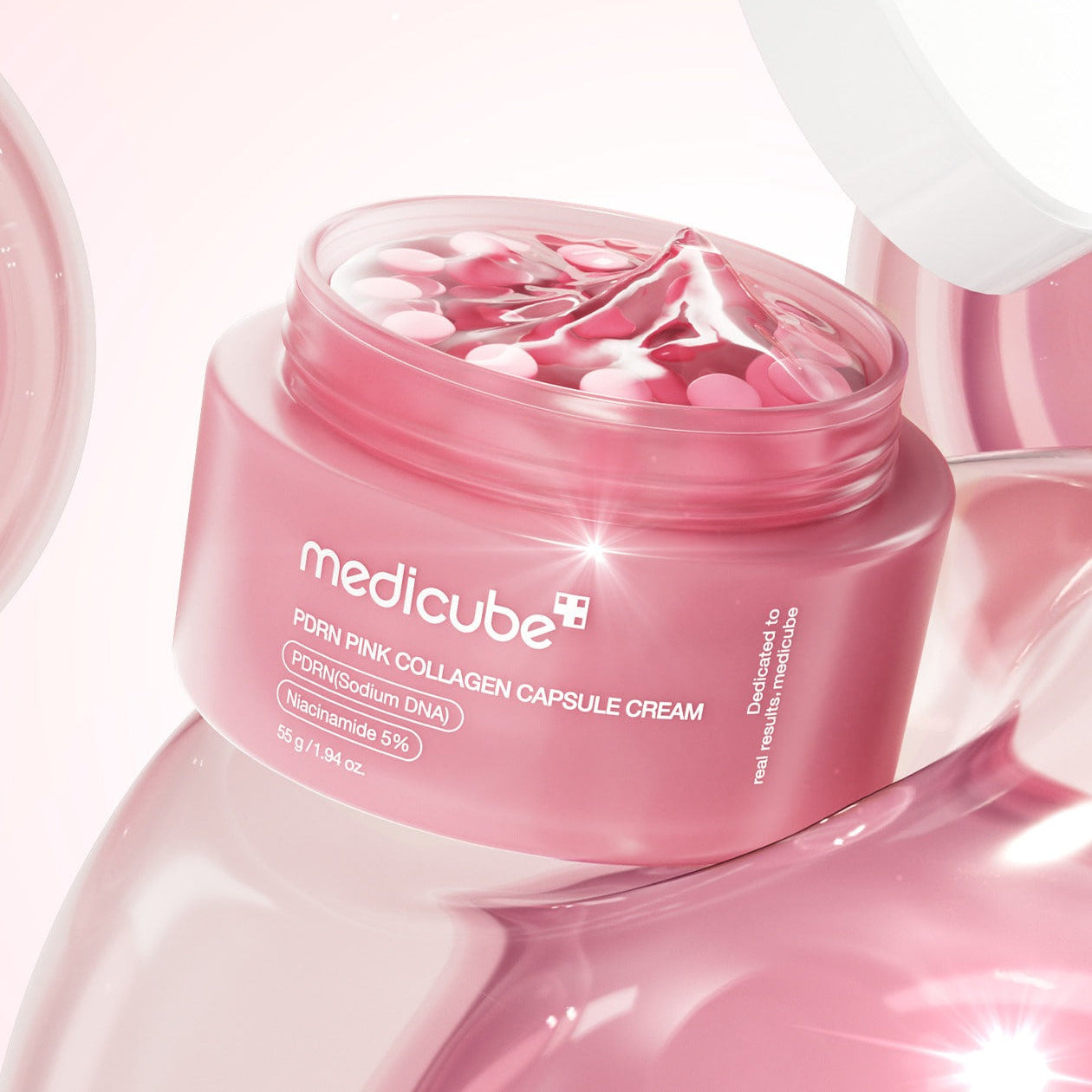 Medicube PDRN Pink Collagen Capsule Cream 55g at Embé Skin Korean and Japanese Beauty Skincare