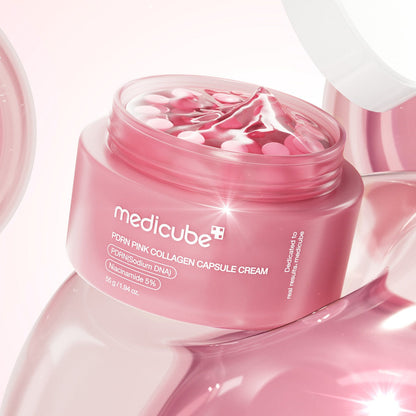 Medicube PDRN Pink Collagen Capsule Cream 55g at Embé Skin Korean and Japanese Beauty Skincare