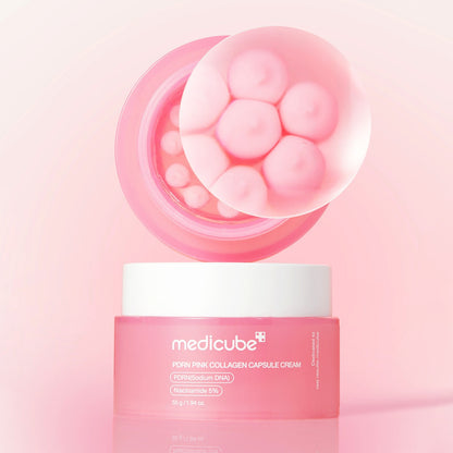 Medicube PDRN Pink Collagen Capsule Cream 55g at Embé Skin Korean and Japanese Beauty Skincare