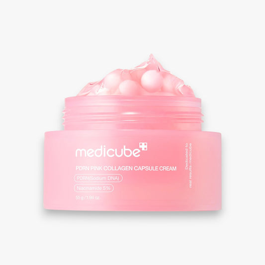 Medicube PDRN Pink Collagen Capsule Cream 55g at Embé Skin Korean and Japanese Beauty Skincare