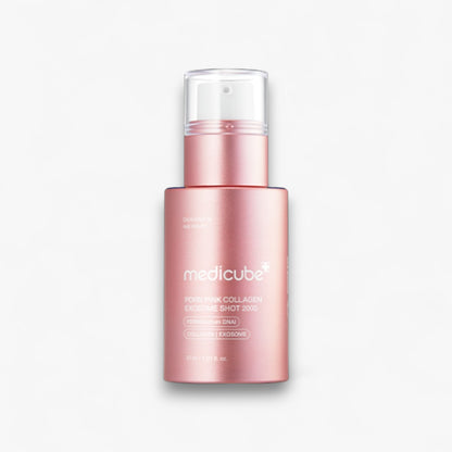 Medicube PDRN Pink Collagen Exosome Shot Serum 2000 30ml at Embé Skin Korean and Japanese Beauty Skincare