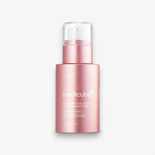 Medicube PDRN Pink Collagen Exosome Shot Serum 7500 30ml at Embé Skin Korean and Japanese Beauty Skincare