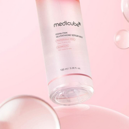 Medicube PDRN Pink Glutathione Serum Mist 100ml at Embé Skin Korean and Japanese Beauty Skincare