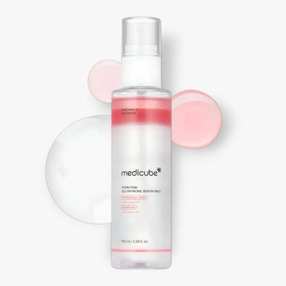 Medicube PDRN Pink Glutathione Serum Mist 100ml at Embé Skin Korean and Japanese Beauty Skincare