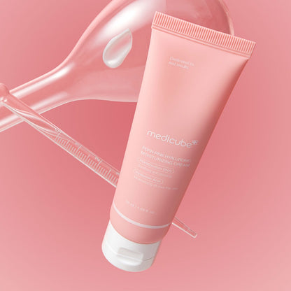 Medicube PDRN Pink Hyaluronic Moisturizing Cream 50ml at Embé Skin Korean and Japanese Beauty Skincare