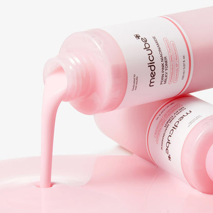Medicube PDRN Pink Niacinamide Milky Toner 150ml at Embé Skin Korean and Japanese Beauty Skincare