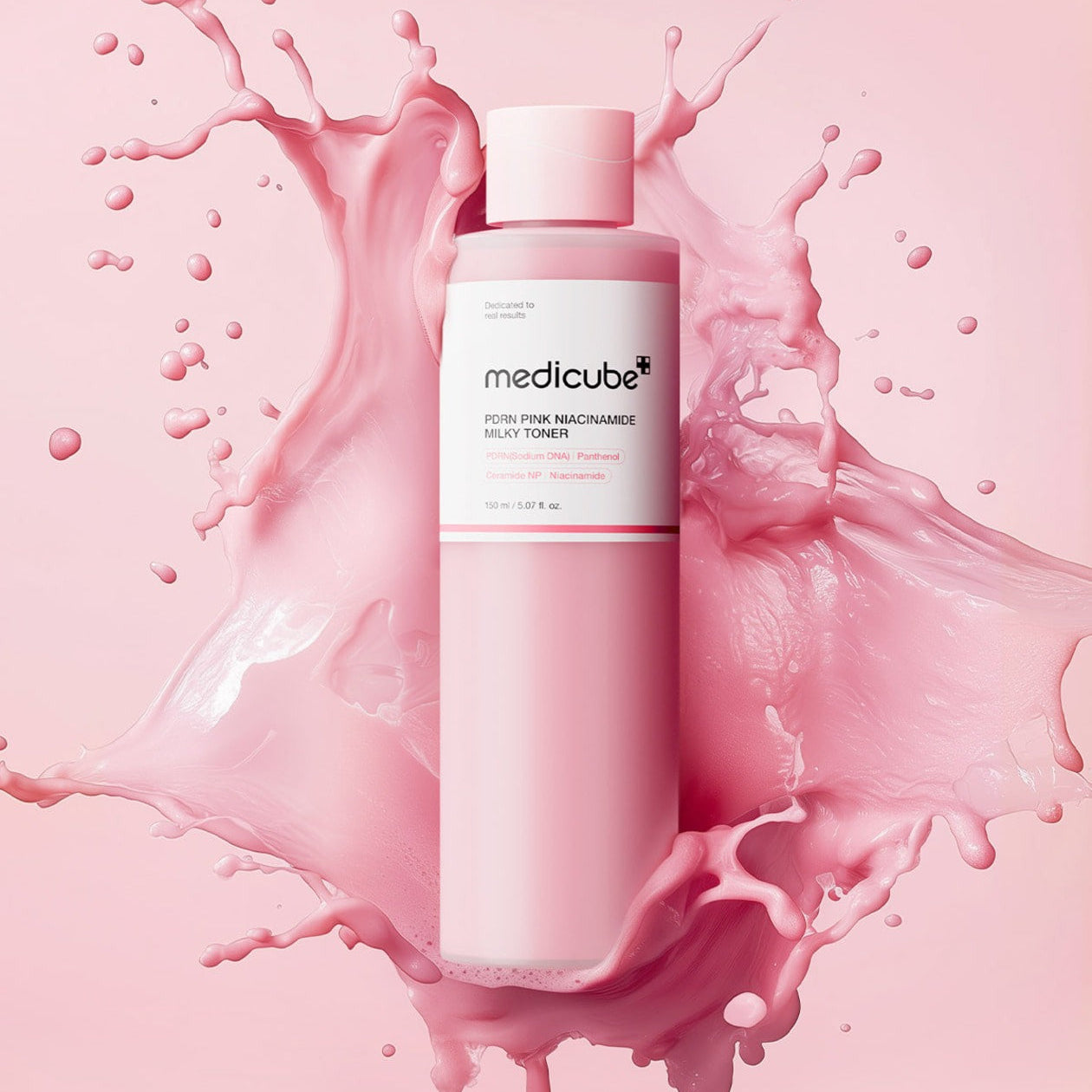 Medicube PDRN Pink Niacinamide Milky Toner 150ml at Embé Skin Korean and Japanese Beauty Skincare