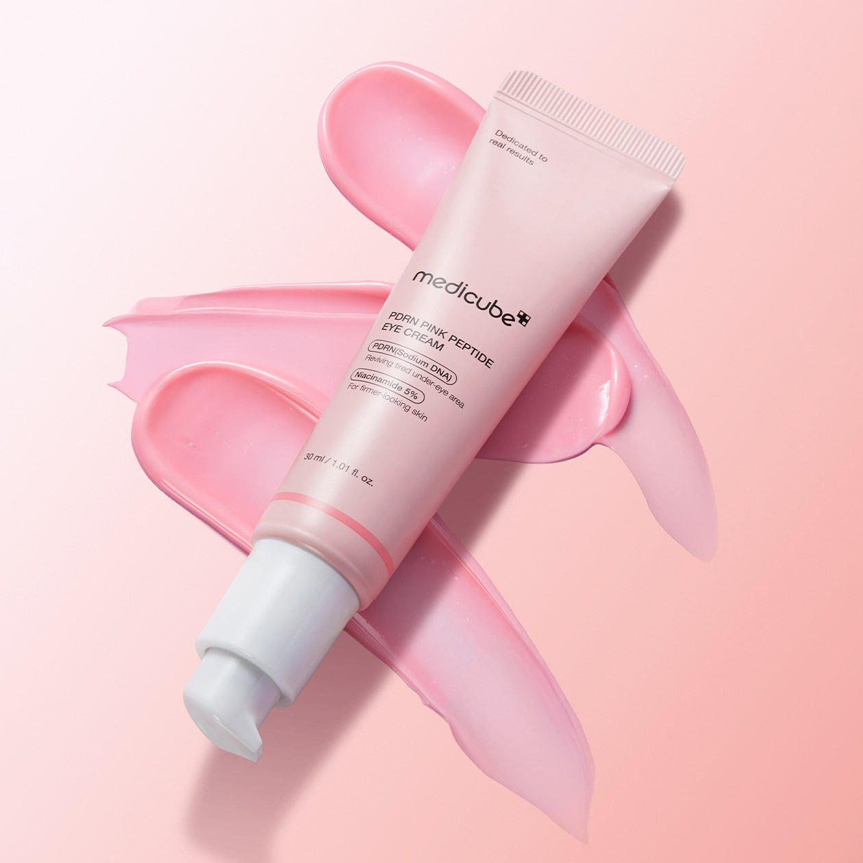 Medicube PDRN Pink Peptide Eye Cream 30ml at Embé Skin Korean and Japanese Beauty Skincare