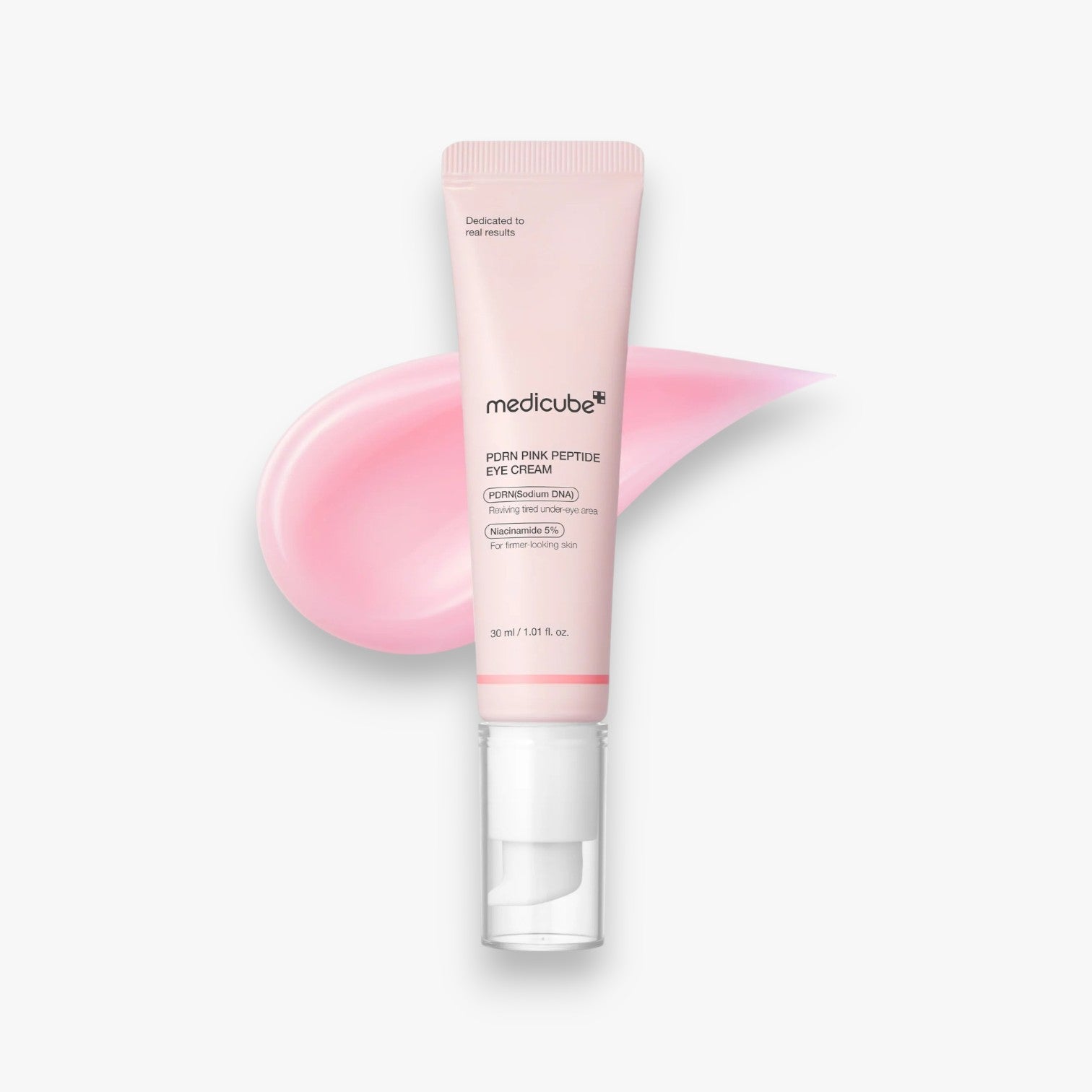 Medicube PDRN Pink Peptide Eye Cream 30ml at Embé Skin Korean and Japanese Beauty Skincare