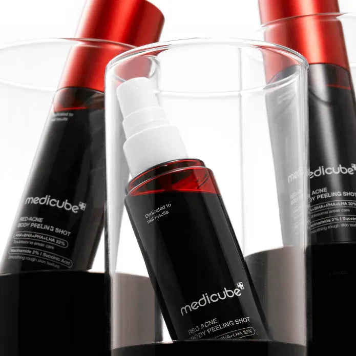 Medicube Red Acne Body Peeling Shot 110g at Embé Skin Korean and Japanese Beauty Skincare