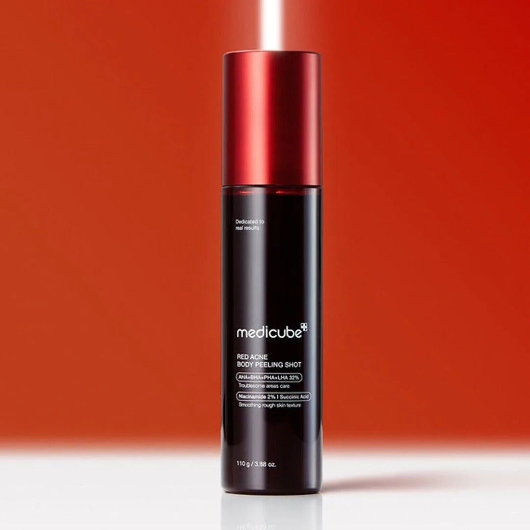 Medicube Red Acne Body Peeling Shot 110g at Embé Skin Korean and Japanese Beauty Skincare