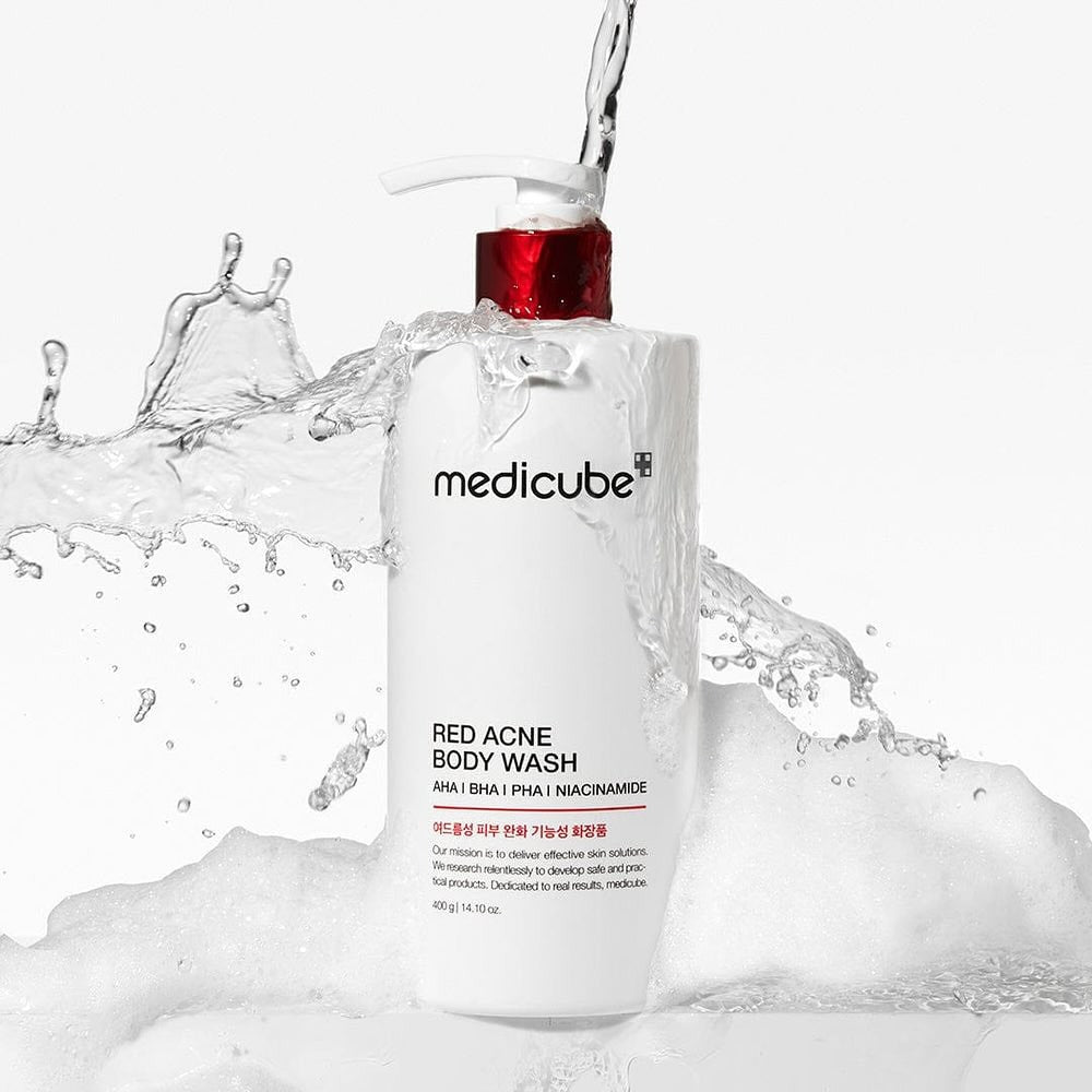 Medicube Red Acne Body Wash 2.0 400g at Embé Skin Korean and Japanese Beauty Skincare