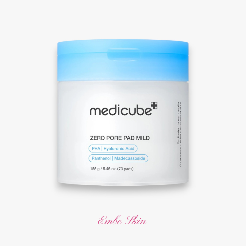 Medicube Zero Pore Pad Mild 70 Pads at Embé Skin Korean and Japanese Beauty Skincare