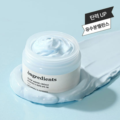 Ongredients Slow Aging Cream 50ml at Embé Skin Korean and Japanese Beauty Skincare