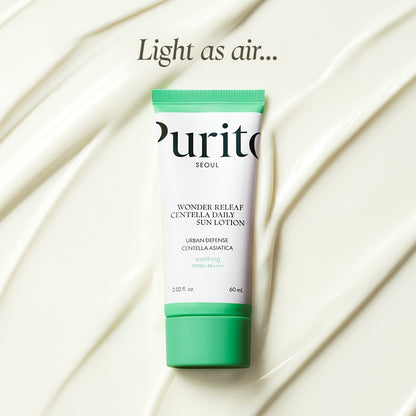 Purito SEOUL Wonder Releaf Centella Daily Sun Lotion 60ml at Embé Skin Korean and Japanese Beauty Skincare