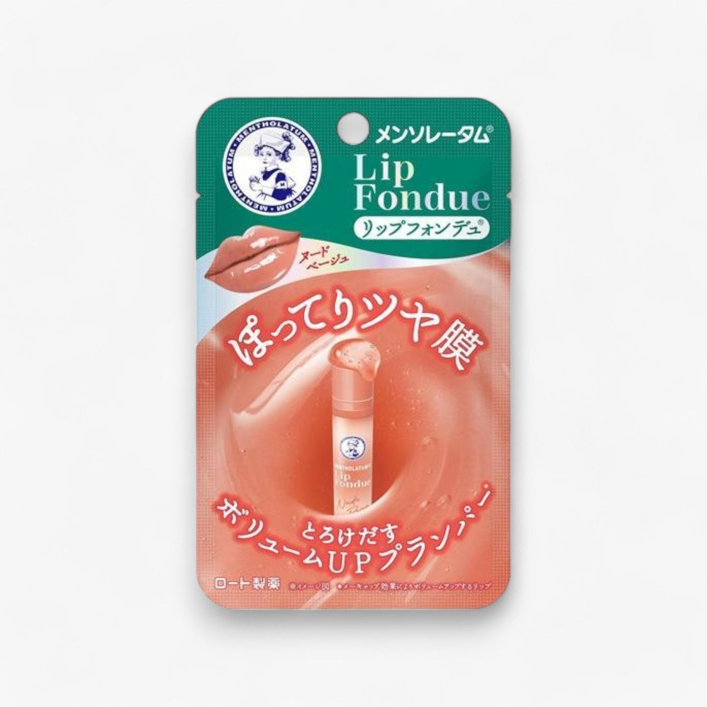 Rohto Mentholatum Lip Fondue Nude Beige 3.2g at Embé Skin Korean and Japanese Beauty Skincare