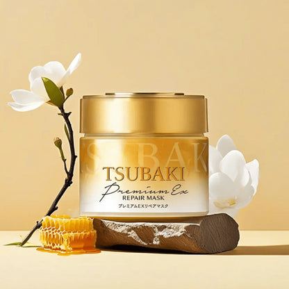 Shiseido Tsubaki Premium EX Repair Hair Mask 180g at Embé Skin Korean and Japanese Beauty Skincare