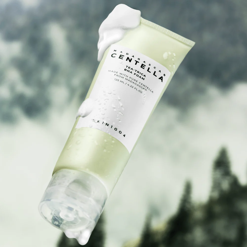 SKIN1004 Madagascar Centella Tea-Trica BHA Foam 125ml at Embé Skin Korean and Japanese Beauty Skincare