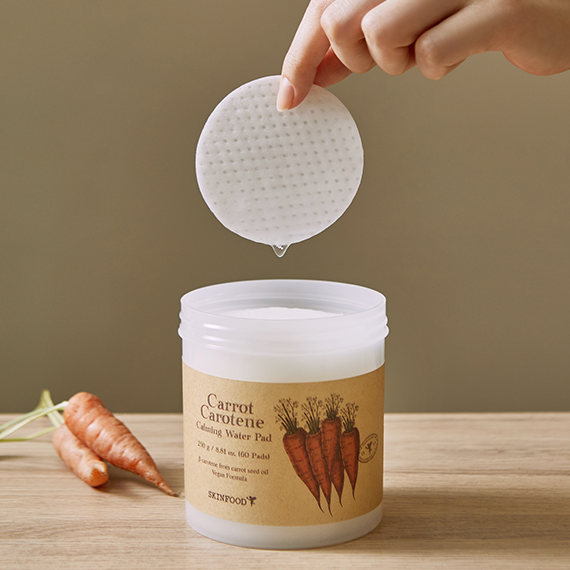 Carrot Carotene Calming Water Pad 60P - Embe Skin