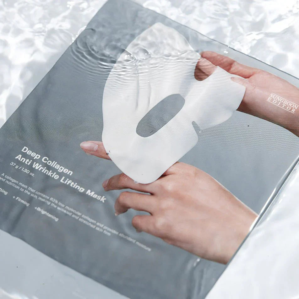 SUNGBOON EDITOR Deep Collagen Power Boosting Mask 37g Embé Skin Korean and Japanese Beauty Skincare