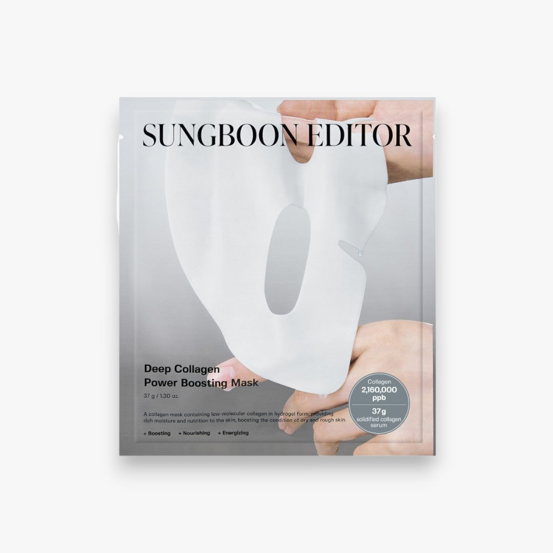 SUNGBOON EDITOR Deep Collagen Power Boosting Mask 37g Embé Skin Korean and Japanese Beauty Skincare
