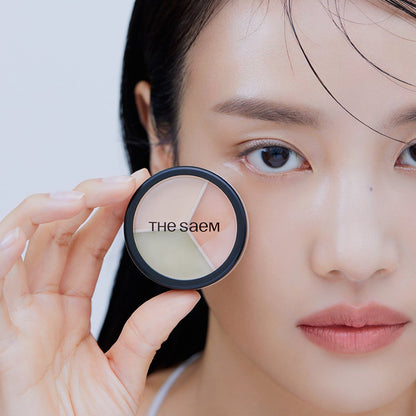 The Saem Cover Perfection Triple Pot Concealer 4.5g at Embé Skin Korean and Japanese Beauty Skincare