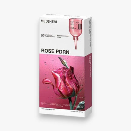 MEDIHEAL Rose PDRN Essential Healthy Glow Mask at Embé Skin Korean and Japanese Beauty Skincare