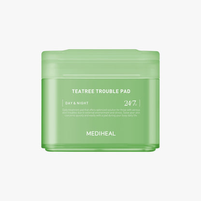 MEDIHEAL Tea Tree Trouble Pad 170ml 100P at Embé Skin Korean and Japanese Beauty Skincare