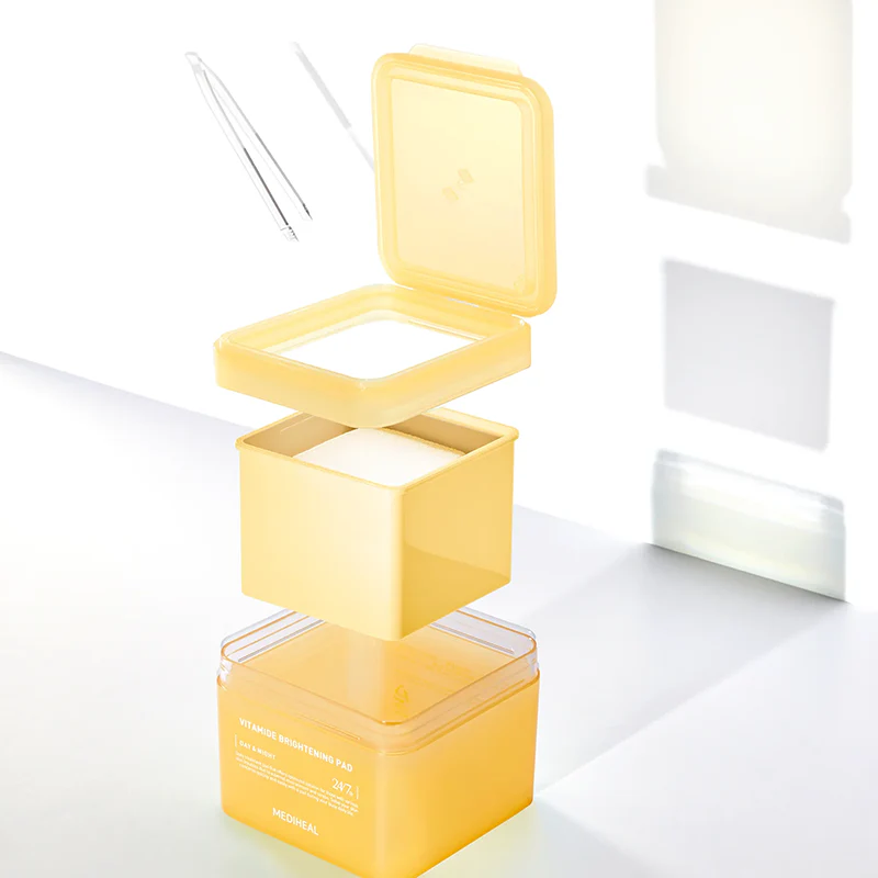 MEDIHEAL Vitamide Brightening Pad 170ml 100 Pads at Embé Skin Korean and Japanese Beauty Skincare
