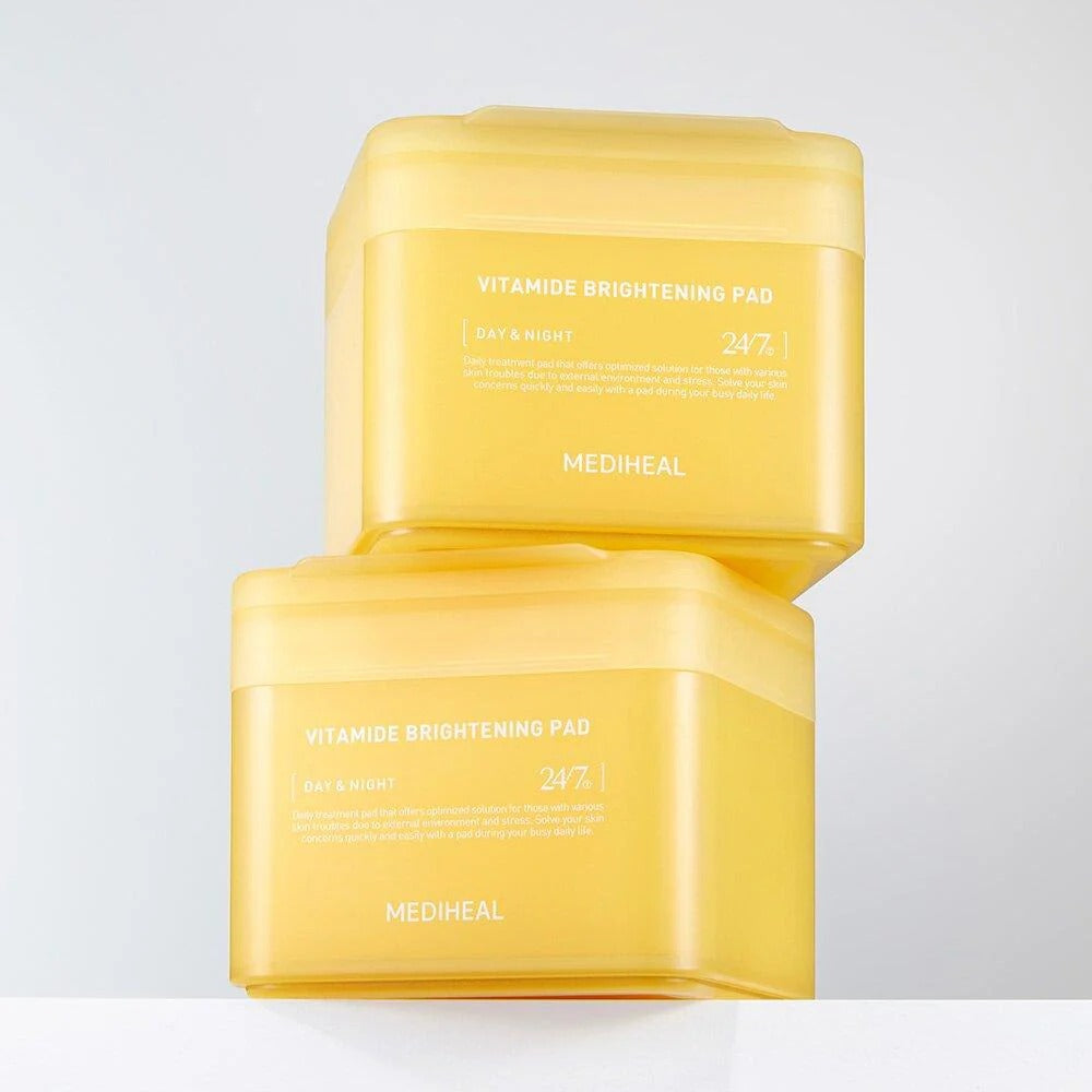 MEDIHEAL Vitamide Brightening Pad 170ml 100 Pads at Embé Skin Korean and Japanese Beauty Skincare