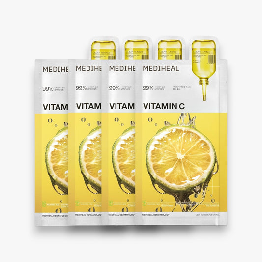 MEDIHEAL Vitamin C Essential Clear Toning Mask at Embé Skin Korean and Japanese Beauty Skincare